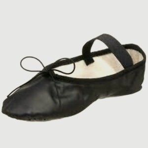 Angelo Luzio 201A Adult Size 5M (Fits 7) Black Tiler Full Sole Ballet Shoe